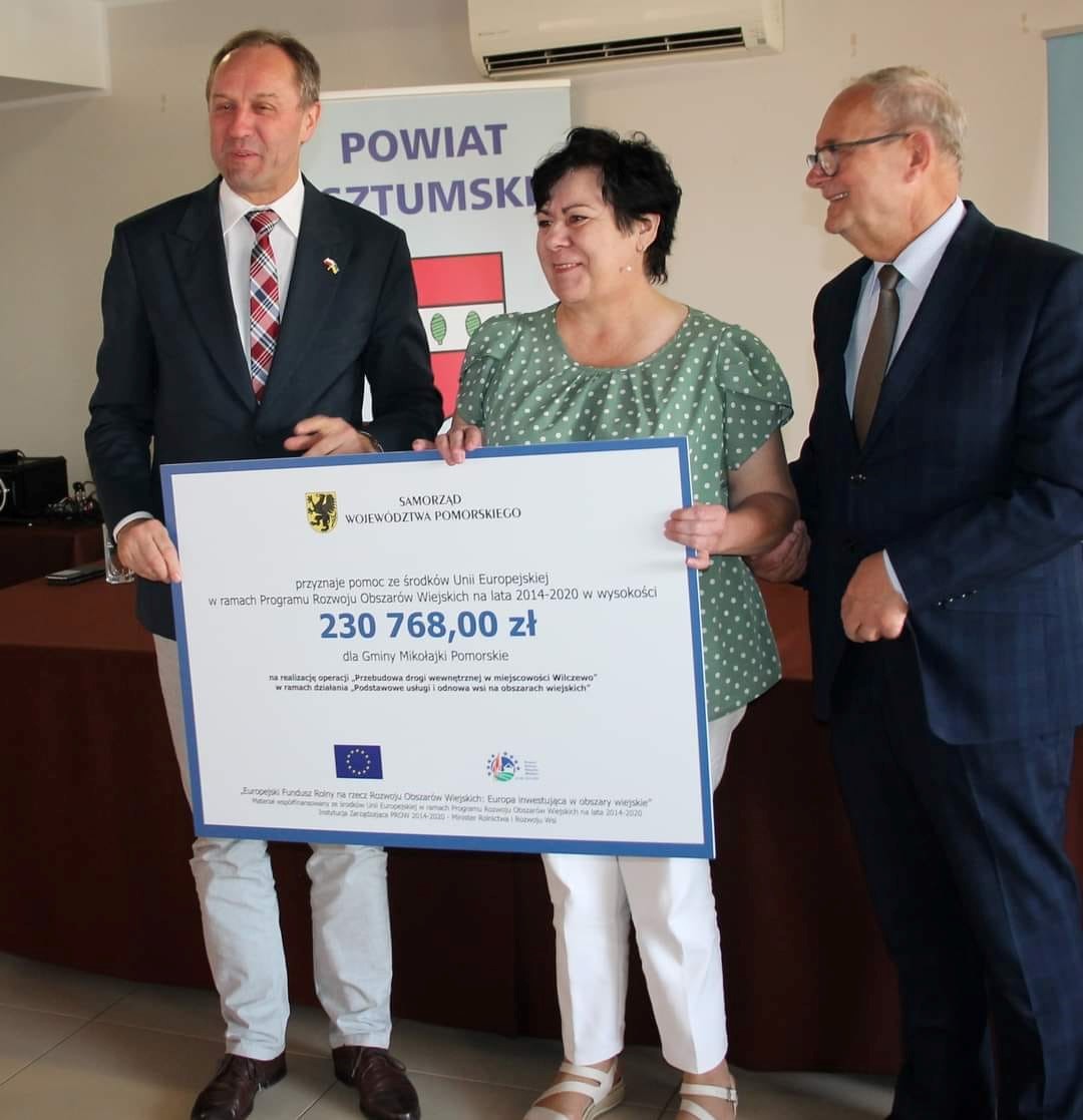 Wręczenie dofinansowania