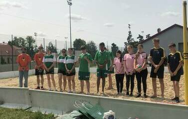 Powiatowe Igrzyska Młodzieży w Piłce Siatkowej Plażowej w Mikołajkach Pomorskich 34