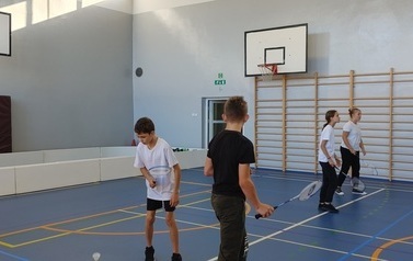 Powiawtowe Igrzyska dzieci i Młodzieży w Druzynowym Badminton w Mikołajkach Pomorskich 74