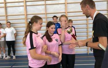 12.10.2022 r. - Powiawtowe Igrzyska dzieci i Młodzieży w Drużynowym Badminton w Mikołajkach Pomorskich 3