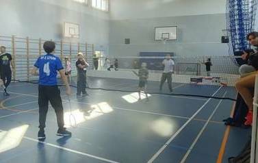 12.10.2022 r. - Powiawtowe Igrzyska dzieci i Młodzieży w Drużynowym Badminton w Mikołajkach Pomorskich 15