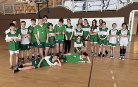 Powiatowe Igrzyska Dzieci w Koszyk&oacute;wce w kategorii dziewcząt i chłopc&oacute;w, w Sztumie 1