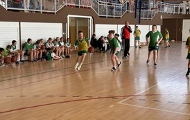 Powiatowe Igrzyska Dzieci w Koszyk&oacute;wce w kategorii dziewcząt i chłopc&oacute;w, w Sztumie 53