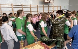 Powiatowe Igrzyska Młodzieży w Piłce Siatkowej w kategorii dziewcząt i chłopc&oacute;w w Mikołajkach Pomorskich 58