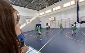 Powiatowe Igrzyska Młodzieży w Piłce Siatkowej w kategorii dziewcząt i chłopc&oacute;w w Mikołajkach Pomorskich 130
