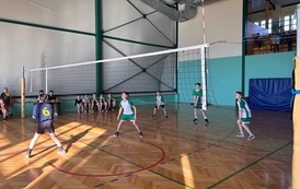 P&oacute;łfinał Wojewodzkich  Igrzysk Dzieci w Piłkce siatkowej w Sadlinkach 12