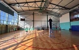 P&oacute;łfinał Wojewodzkich  Igrzysk Dzieci w Piłkce siatkowej w Sadlinkach 13