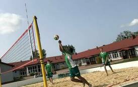 Powiatowe Igrzyska Młodzieży w Piłce Siatkowej Plażowej w Mikołajkach Pomorskich 9