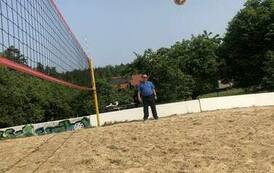 Powiatowe Igrzyska Młodzieży w Piłce Siatkowej Plażowej w Mikołajkach Pomorskich 11