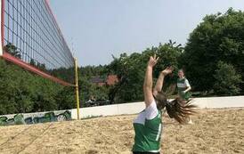 Powiatowe Igrzyska Młodzieży w Piłce Siatkowej Plażowej w Mikołajkach Pomorskich 14