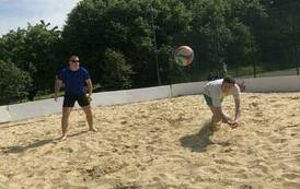 Powiatowe Igrzyska Młodzieży w Piłce Siatkowej Plażowej w Mikołajkach Pomorskich 17
