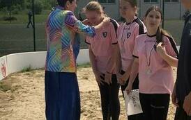 Powiatowe Igrzyska Młodzieży w Piłce Siatkowej Plażowej w Mikołajkach Pomorskich 25