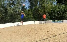 Powiatowe Igrzyska Młodzieży w Piłce Siatkowej Plażowej w Mikołajkach Pomorskich 41