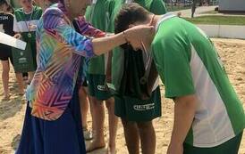 Powiatowe Igrzyska Młodzieży w Piłce Siatkowej Plażowej w Mikołajkach Pomorskich 49