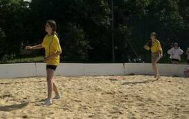 Powiatowe Igrzyska Młodzieży w Piłce Siatkowej Plażowej w Mikołajkach Pomorskich 50