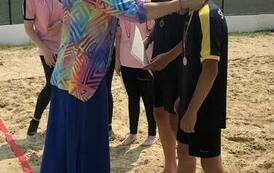 Powiatowe Igrzyska Młodzieży w Piłce Siatkowej Plażowej w Mikołajkach Pomorskich 51