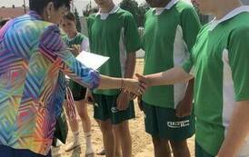 Powiatowe Igrzyska Młodzieży w Piłce Siatkowej Plażowej w Mikołajkach Pomorskich 57