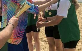 Powiatowe Igrzyska Młodzieży w Piłce Siatkowej Plażowej w Mikołajkach Pomorskich 62