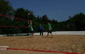 Powiatowe Igrzyska Młodzieży w Piłce Siatkowej Plażowej w Mikołajkach Pomorskich 69