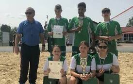 Powiatowe Igrzyska Młodzieży w Piłce Siatkowej Plażowej w Mikołajkach Pomorskich 71