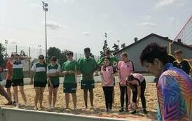 Powiatowe Igrzyska Młodzieży w Piłce Siatkowej Plażowej w Mikołajkach Pomorskich 79