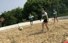 Powiatowe Igrzyska Młodzieży w Piłce Siatkowej Plażowej w Mikołajkach Pomorskich 80