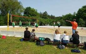 Powiatowe Igrzyska Młodzieży w Piłce Siatkowej Plażowej w Mikołajkach Pomorskich 91