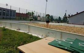 Powiatowe Igrzyska Młodzieży w Piłce Siatkowej Plażowej w Mikołajkach Pomorskich 93