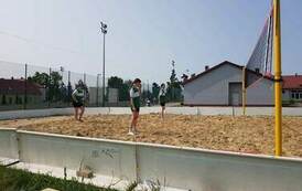 Powiatowe Igrzyska Młodzieży w Piłce Siatkowej Plażowej w Mikołajkach Pomorskich 95