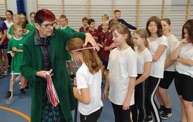 Powiatowe Igrzysk Dzieci w kategorii dziewcząt i chłopc&oacute;w w Unihokeju 33