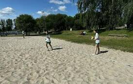P&oacute;łfinal Wojew&oacute;dzkich Igrzyskach Młodzieży w Piłce Siatkowej Plażowej w Kwidzynie 48