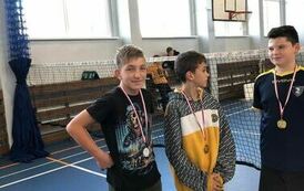 Powiawtowe Igrzyska dzieci i Młodzieży w Druzynowym Badminton w Mikołajkach Pomorskich 4