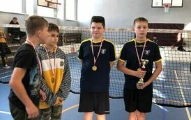 Powiawtowe Igrzyska dzieci i Młodzieży w Druzynowym Badminton w Mikołajkach Pomorskich 11
