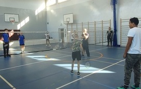 Powiawtowe Igrzyska dzieci i Młodzieży w Druzynowym Badminton w Mikołajkach Pomorskich 52