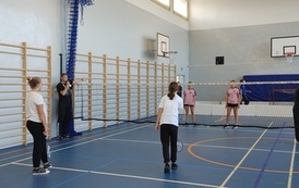 Powiawtowe Igrzyska dzieci i Młodzieży w Druzynowym Badminton w Mikołajkach Pomorskich 71