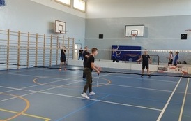 Powiawtowe Igrzyska dzieci i Młodzieży w Druzynowym Badminton w Mikołajkach Pomorskich 81