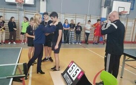 Powiatowe Igrzyska Młodzieży w Drużynowym Turnieju Tenisa Stołowego w  Gościszewie 17