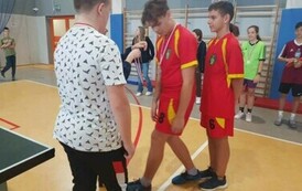Powiatowe Igrzyska Młodzieży w Drużynowym Turnieju Tenisa Stołowego w  Gościszewie 18