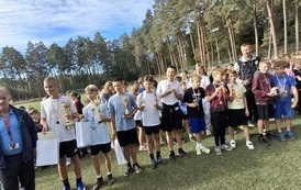 Szkolne Zawody w Biegach Przełajowych w Mikołajkach Pomorskich 1