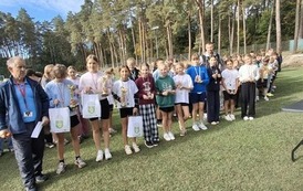 Szkolne Zawody w Biegach Przełajowych w Mikołajkach Pomorskich 8