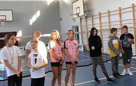 12.10.2022 r. - Powiawtowe Igrzyska dzieci i Młodzieży w Drużynowym Badminton w Mikołajkach Pomorskich 7