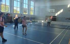 12.10.2022 r. - Powiawtowe Igrzyska dzieci i Młodzieży w Drużynowym Badminton w Mikołajkach Pomorskich 12