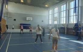 12.10.2022 r. - Powiawtowe Igrzyska dzieci i Młodzieży w Drużynowym Badminton w Mikołajkach Pomorskich 14