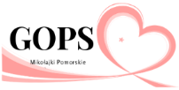 Logo Gminnego Ośrodka Pomocy Społecznej w Mikołajkach Pomorskich