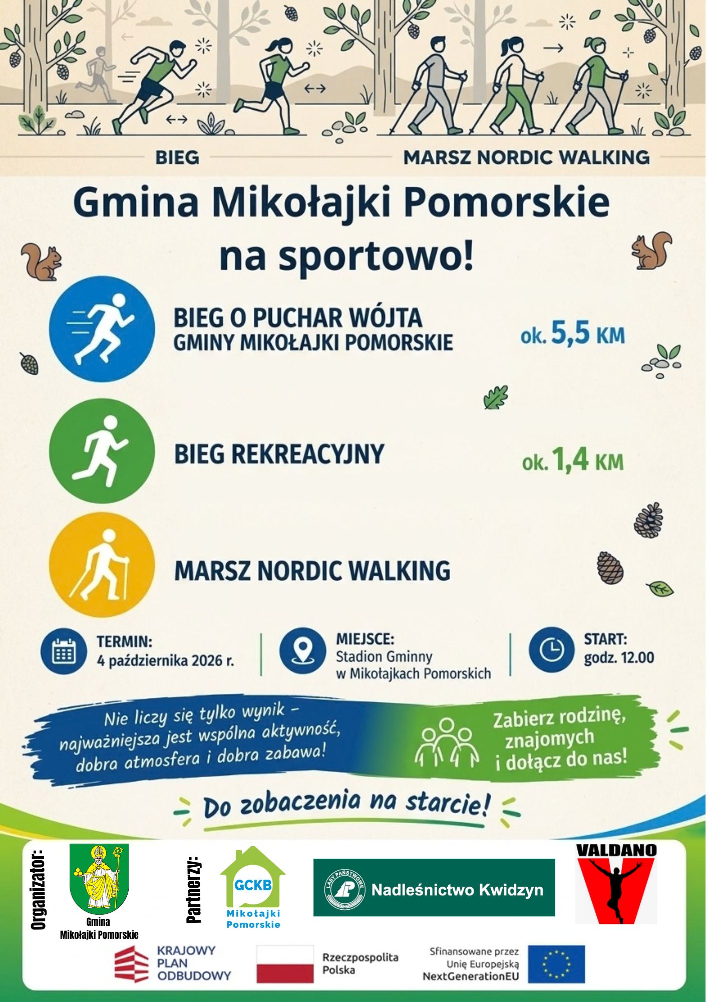 GMINA MIKOŁAJKI POMORSKIE NA SPORTOWO!