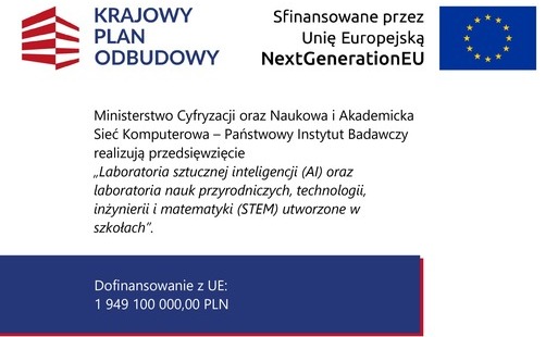 Ponad 155 tys. zł na laboratorium sztucznej inteligencji dla szkoły w Mikołajkach Pomorskich