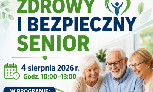 Zdrowy i Bezpieczny Senior - plakat informacyjny