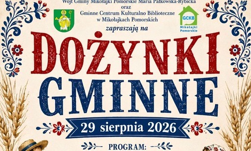 Dożynki Gminne w Mikołajkach Pomorskich 2026